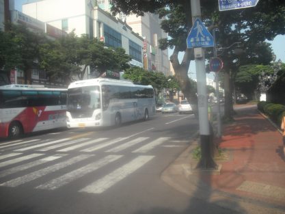 信号のない横断歩道